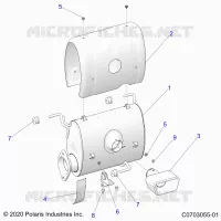 ENGINE, EXHAUST SYSTEM, SILENCER AND RELATED