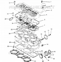 CYLINDER 600 XCR 0951676 (4929132913C009)