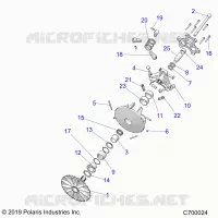 DRIVE TRAIN, PRIMARY CLUTCH