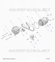 ENGINE, ALTERNATOR AND COMPRESSOR