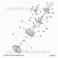 DRIVE TRAIN, PRIMARY CLUTCH