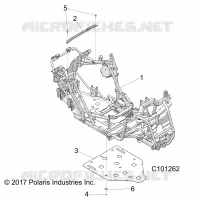 CHASSIS, MAIN FRAME AND SKID PLATE