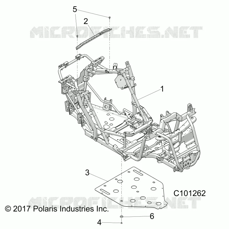 CHASSIS, MAIN FRAME AND SKID PLATE