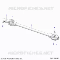 DRIVE TRAIN, FRONT PROP SHAFT