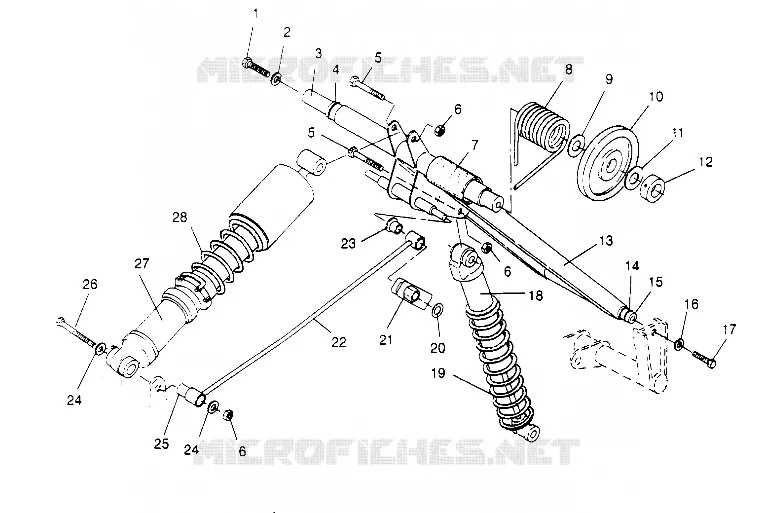 REAR TORQUE ARM  RXL 0956768 (4930783078B013)