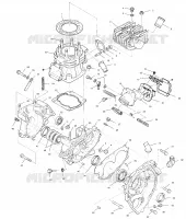 CRANKCASE AND CYLINDER