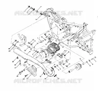 ENGINE AND MUFFLER MOUNTING (4914771477005A)