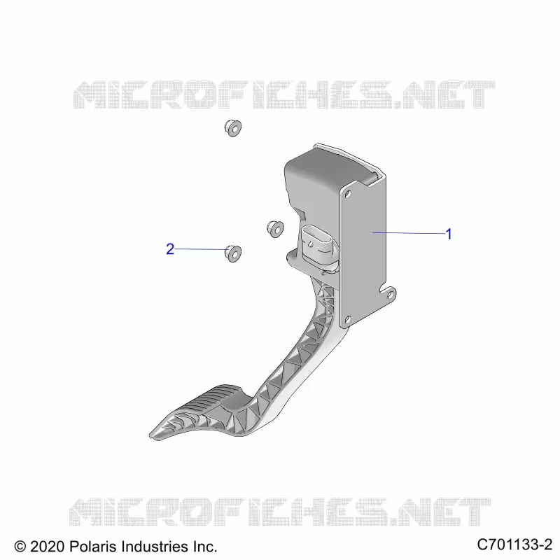 ENGINE, THROTTLE PEDAL