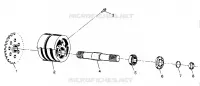 FRONT TIGHTENER ASSEMBLY 4X4 350L W938139 (4924052405012A)