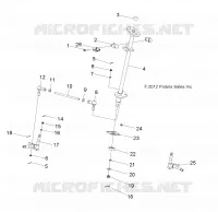 STEERING, STEERING POST  AND TIE ROD ASM.