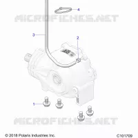 DRIVE TRAIN, GEARCASE MOUNTING, FRONT