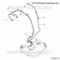 BODY, FUEL LINES, STD. 