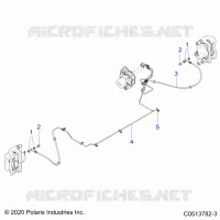 FRONT BRAKE BRAKE LINE