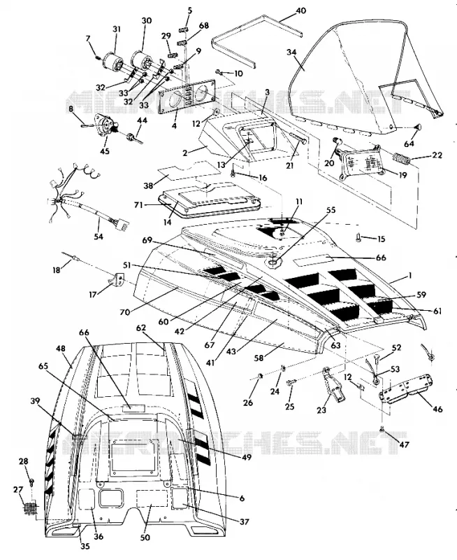HOOD 650 AND 650 SKS (4919261926003A)