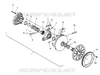 DRIVE CLUTCH  TRAIL 0952761, TRAIL DELUXE 0952262,   AND EUROPEAN TRAIL DEL (4928862886C007)
