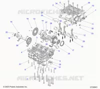 ENGINE, CRANKCASE, CRANKSHAFT