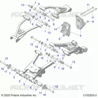 REAR SUSPENSION CONTROL ARM MOUNTING