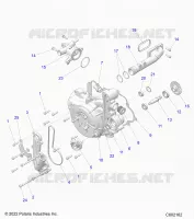 ENGINE, COOLING SYSTEM/WATER PUMP