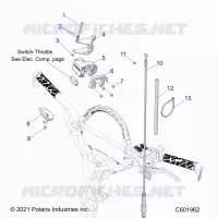 ENGINE, THROTTLE CONTROL ASM.