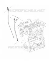 ENGINE, OIL DIPSTICK AND GUARD
