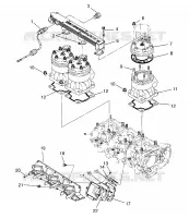 CYLINDER   MANIFOLD SL 750 B954070 (4930523052B014)