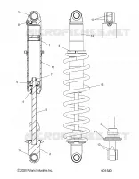 SUSPENSION, REAR SHOCK TRACK