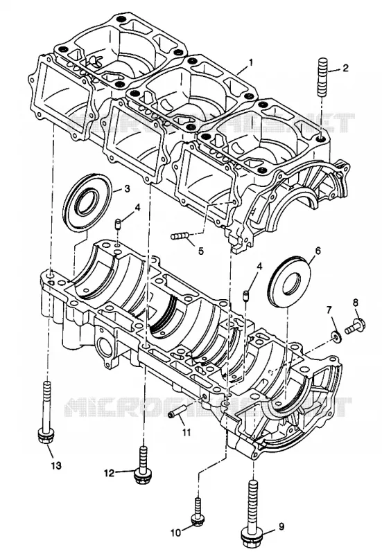 CRANKCASE ULTRA 0976778 AND EUROPEAN ULTRA E976778 (4938053805C006)