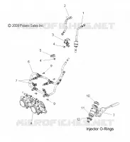 FUEL SYSTEM, RAIL, LINES AND THROTTLE  BODY