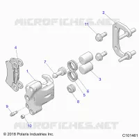 BRAKES, REAR CALIPER