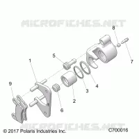 BRAKES, REAR CALIPER