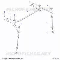 SUSPENSION, REAR STABILIZER BAR