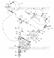 COOLING SYSTEM SL 700 B964066 AND  INTL. SL 700 I964066 (4935633563B009)