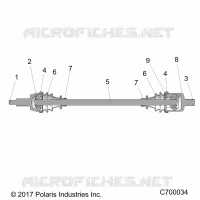 DRIVE TRAIN, FRONT HALF SHAFT