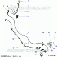 DRIVE TRAIN, GEAR SELECTOR AND THROTTLE CABLE