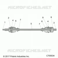 DRIVE TRAIN, FRONT HALF SHAFT