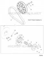 DRIVE TRAIN, SECONDARY CLUTCH