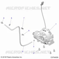 DRIVE TRAIN, FRONT GEARCASE MOUNTING