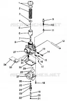 CARBURETOR 440 0942760 AND 440 SKS 0942560 (4925072507034A)