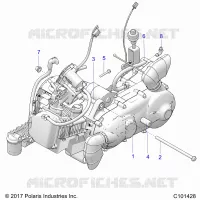 ENGINE, ENGINE AND TRANSMISSION MOUNTING