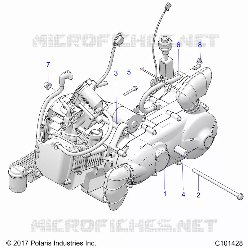 ENGINE, ENGINE AND TRANSMISSION MOUNTING