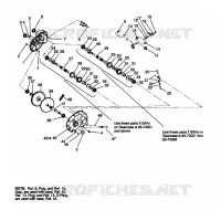 GEARCASE ASSEMBLY TRAIL BLAZER W957221 (4930363036C005)