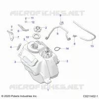 FUEL SYSTEM, FUEL TANK ASM.