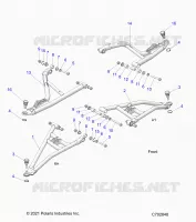 FRONT SUSPENSION CONTROL ARMS