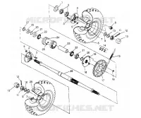 REAR WHEEL DRIVE ASSEMBLY 2X4 300 W947530 (4926742674C001)