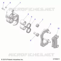 BRAKES, REAR CALIPER