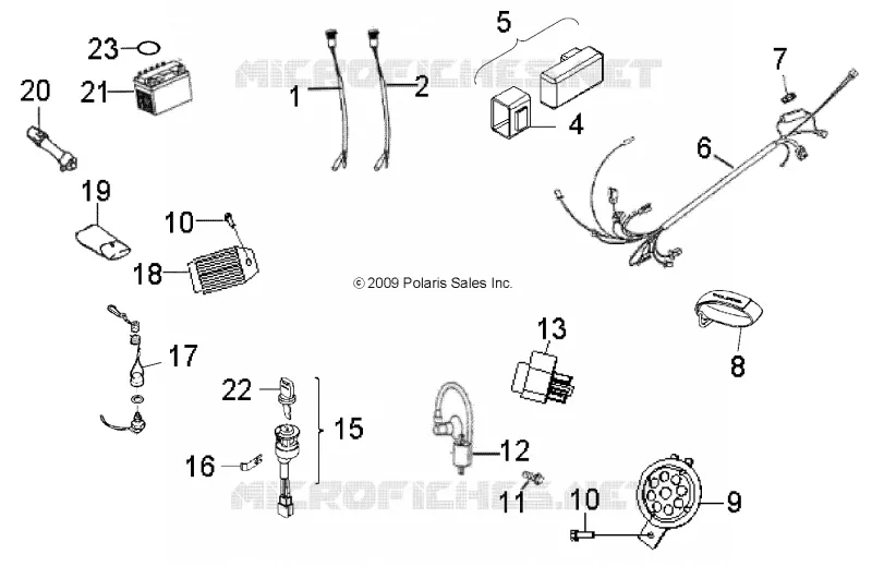 SWITCHES, HARNESS and INDICATORS