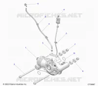 DRIVE TRAIN, FRONT GEARCASE MOUNTING