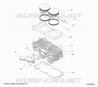 CYLINDER AND PISTON