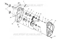 CHAINCASE ASSEMBLY 600 XCR 0951676 (4929132913B009)