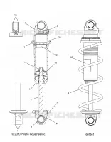 SUSPENSION, FRONT SHOCK TRACK, MONOTUBE